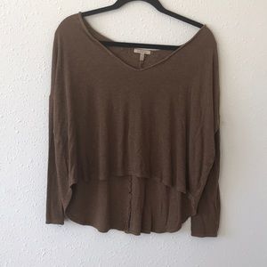 Brown blouse